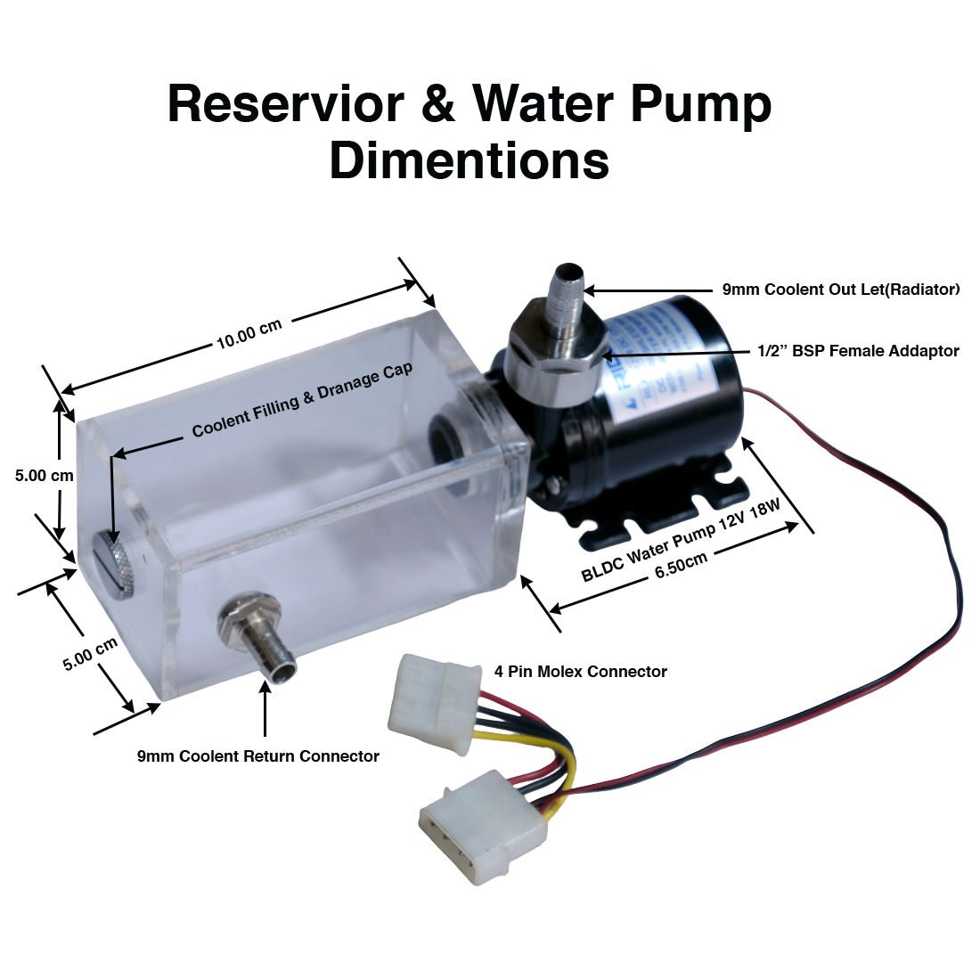Rigloop Pump & Reservoir Combo – Premium PC Liquid Cooling Solution - Image 2